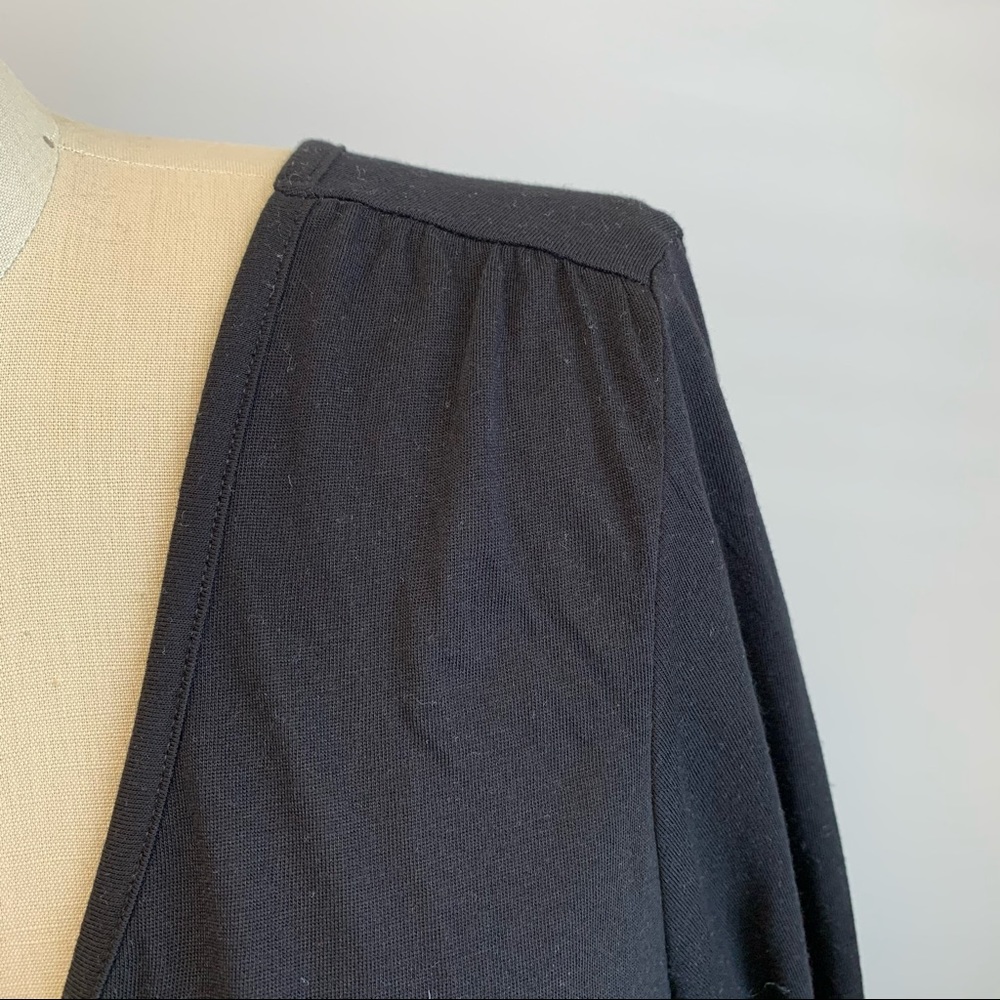 GapFit Long Sleeve Tunic w/Drawstring Side BLACK - Picture 8 of 11